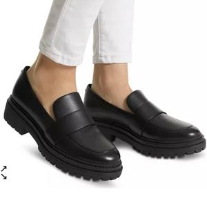 New Michael Kors Women's Parker Lug Black Loafers